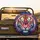 Tiger Face Green Eyes Purple Orange Stripes - Wildlife Lover Gift Spare Tire Cover - 2
