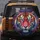 Tiger Face Green Eyes Purple Orange Stripes - Wildlife Lover Gift Spare Tire Cover - 5