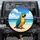 Blue Macaw Parrot Tropical Sandy Beach Ocean Waves - Wildlife Lover Vehicle Decor Gift Spare Tire Cover - 1