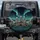 Grinning Skeletons Vintage Convertible Car - Halloween Road Trip Decoration Spare Tire Cover - 1