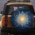 Crystalline Frost Flower Golden Core Cosmic Stars - Home Decor Gift Spare Tire Cover - 5
