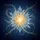 Crystalline Frost Flower Golden Core Cosmic Stars - Home Decor Gift Spare Tire Cover - 6