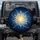 Crystalline Frost Flower Golden Core Cosmic Stars - Home Decor Gift Spare Tire Cover - 1