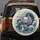 White Chinese Dragon Head Swirling Waves - Automotive Style Gift for Dragon Lover Spare Tire Cover - 5