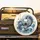 White Chinese Dragon Head Swirling Waves - Automotive Style Gift for Dragon Lover Spare Tire Cover - 2