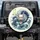 White Chinese Dragon Head Swirling Waves - Automotive Style Gift for Dragon Lover Spare Tire Cover - 1