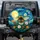 Bumblebee Daisy Flowers Green Foliage Yellow Moon Purple Planet Swirling Night Sky - Wildlife Lover Gift Spare Tire Cover - 1