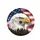 Bald Eagle American Flag - Independence Day Gift for Veterans Spare Tire Cover - 4