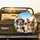 Dogs in Sunglasses Tropical Coastal Highway - Road Trip Traveler Gift Spare Tire Cover - 2