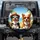 Dogs in Sunglasses Tropical Coastal Highway - Road Trip Traveler Gift Spare Tire Cover - 1
