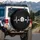 White Paw Print Heartbeat Hearts - Pet Lover Gift for Animal Owner Spare Tire Cover - 3