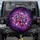 Iridescent Butterflies Lilies Cosmic Twilight - Nature Lover Gift Spare Tire Cover - 1