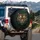 Piercing Realistic Amber Tiger Eyes Jungle Foliage Trees - Wildlife Lover Gift Spare Tire Cover - 3