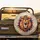 Lion Head Golden Crown Paint Splatters Storm Clouds - Wildlife Lover Gift Spare Tire Cover - 2