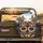 Smiling German Shepherds Car Interior Scene - Dog Lover Adventure Gift Spare Tire Cover - 2
