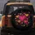 Deep Black Pink Yellow Hearts Swirls - Love Lifestyle Gift Spare Tire Cover - 5