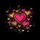 Deep Black Pink Yellow Hearts Swirls - Love Lifestyle Gift Spare Tire Cover - 6