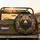 Grizzly Bear Golden Filigree Red Teal Blooms - Wildlife Lover Gift Spare Tire Cover - 2