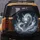 Majestic White Eastern Dragon Dark Water Ethereal Mist Celestial Sky - Fantasy Lover Gift Spare Tire Cover - 5
