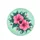 Pink Hibiscus Flowers Lush Teal Greenery - Tropical Decor Gift for Botanical Lover Spare Tire Cover - 4