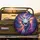Scaled Dragon Head Glowing Blue Spiral Cosmic Nebula - Fantasy Lover Home Decor Gift Spare Tire Cover - 2