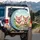 Pigs Leopard Bandana Steering Wheel Road Trip - Travel Essentials Gift for Pig Lover Spare Tire Cover - 3