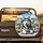 Playful Siberian Huskies Mountain Road Trip - Dog Lover Adventure Gift Spare Tire Cover - 2