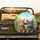 Blue Eyed Tabby Cat British Shorthair Glasses Green Sky - Wildlife Lover Gift Spare Tire Cover - 2