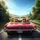 Anthropomorphic Cats Classic Car Road Trip - Adventure Travel Gift for Cat Lover Spare Tire Cover - 6