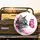Fuchsia Pink Splatter Tabby Cat Butterfly - Cat Lover Gift Spare Tire Cover - 2