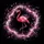 Pink Flamingo Glitter Bokeh Light Trails Black Background - Everyday Wildlife Lover Gift Spare Tire Cover - 6