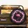 Pink Flamingo Glitter Bokeh Light Trails Black Background - Everyday Wildlife Lover Gift Spare Tire Cover - 2