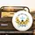 Light Blue Cross Golden Sunflowers Jesus - Faith Lover Gift for Her Spare Tire Cover - 2