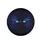 Piercing Electric Blue Eyes Feathery Lashes Watcher - Vehicle Decor Accessory Spare Tire Cover - 4