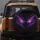 Beast Eyes Neon Purple Pink Glow Elaborate Tendrils Black Abyss - Fantasy Lover Gift Spare Tire Cover - 5