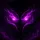Beast Eyes Neon Purple Pink Glow Elaborate Tendrils Black Abyss - Fantasy Lover Gift Spare Tire Cover - 6