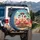 Flamingos Straw Hat Sunglasses Tropical City Adventure Lover Travel Gift Spare Tire Cover - 3