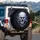 Iridescent Glowing Skull Runic Patterns - Dark Fantasy Auto Accessory Spare Tire Cover - 3
