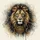 Majestic Lion Head Golden Medallion Black Gold Mane - Wildlife Lover Gift Spare Tire Cover - 7