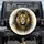 Majestic Lion Head Golden Medallion Black Gold Mane - Wildlife Lover Gift Spare Tire Cover - 1