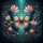 Luminous Butterfly Iridescent Wings Glowing Cosmos Forest - Fantasy Lover Gift Spare Tire Cover - 6