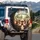 Yorkshire Terriers Bows Tiaras Luxury City Park Scene - Vehicle Decor Dog Lover Gift Spare Tire Cover - 3