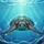Sea Turtle Swimming Shimmering Ocean Water Dappled Sunlight - Wildlife Lover Gift Spare Tire Cover - 6