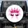 Fuchsia Crown Magenta Jewels Eyelashes - Glamorous Celebration Accessory Spare Tire Cover - 1