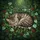 Sleeping Tabby Cat Forest Berries Heart Leaves - Wildlife Lover Gift for Cat Lover Spare Tire Cover - 6