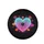 Scribble Neon Glow Love Heart Symbol - Auto Decor Gift Spare Tire Cover - 4