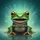 Green Tree Frog Golden-Orange Eyes Smiling - Nature Lover Outdoor Adventure Gift Spare Tire Cover - 6