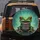 Green Tree Frog Golden-Orange Eyes Smiling - Nature Lover Outdoor Adventure Gift Spare Tire Cover - 5