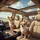 Chihuahua Dogs Road Trip Driving Luxury Car - Pet Lover Travel Gift Spare Tire Cover - 6