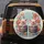 Baby Pigs Bath Bubbles Rustic Barrels Flowers - Farmhouse Decor Gift for Pig Lover Spare Tire Cover - 5